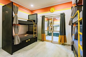 Bed in 10 Bed Mixed Dormitory | Blackout curtains, soundproofing, iron/ironing board, free WiFi - The Hosteller Jaipur, City Centre (Jaipur)