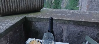 Suspended in the village