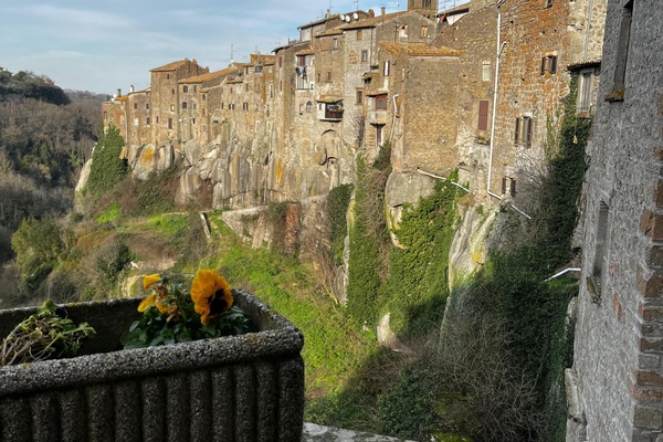 Blick von der Unterkunft