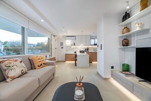 Appartement Standard, vue jardin | Coin séjour