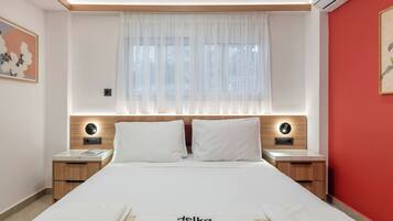 Standard-Apartment, Gartenblick | 1 Schlafzimmer, BettwÀsche aus Àgyptischer Baumwolle