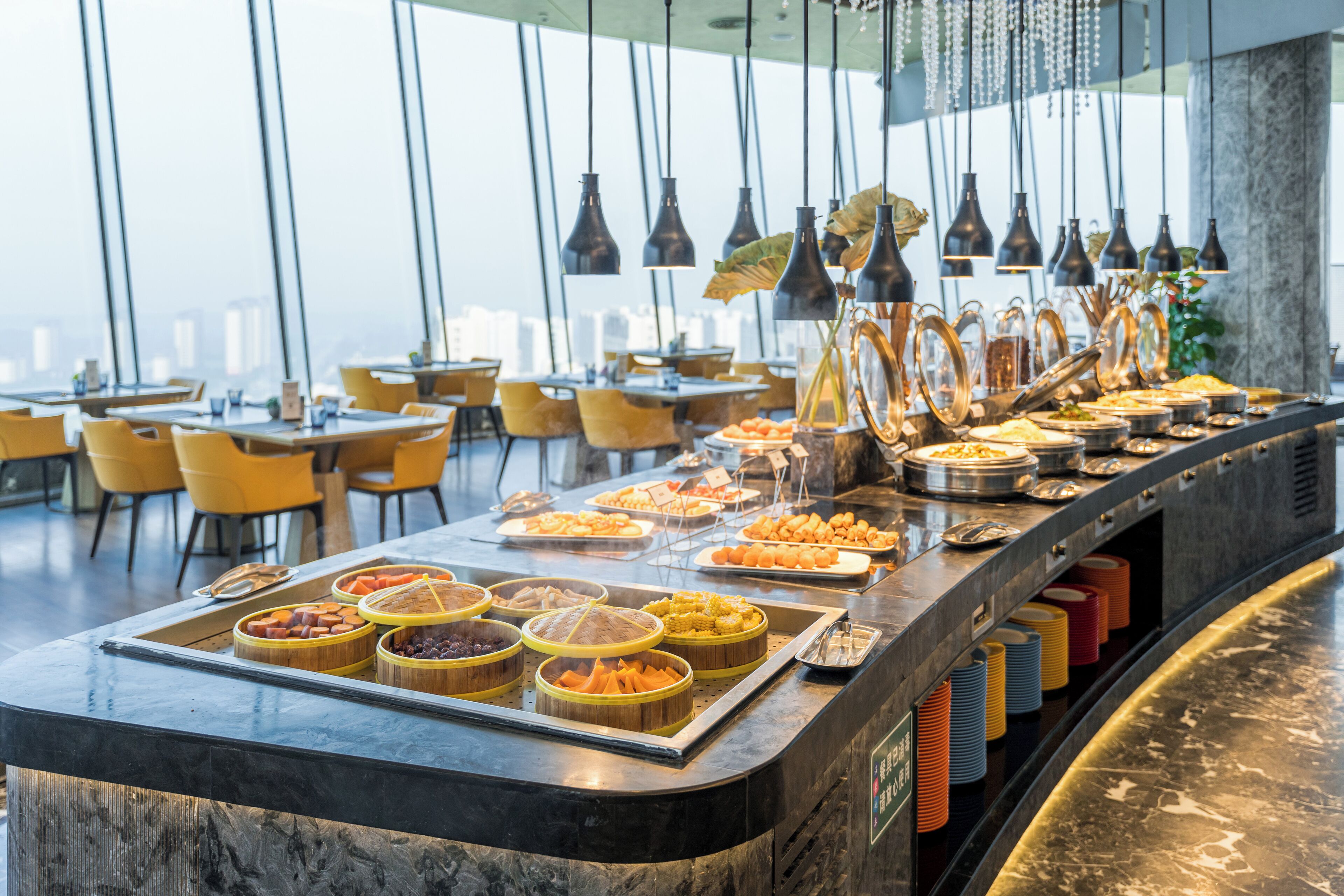 Petit déjeuner buffet compris tous les jours