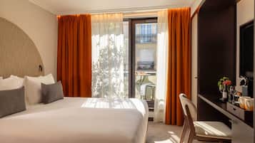 Classic-dobbeltværelse - balkon | Pengeskab på værelset, skrivebord, lydisolering, gratis Wi-Fi