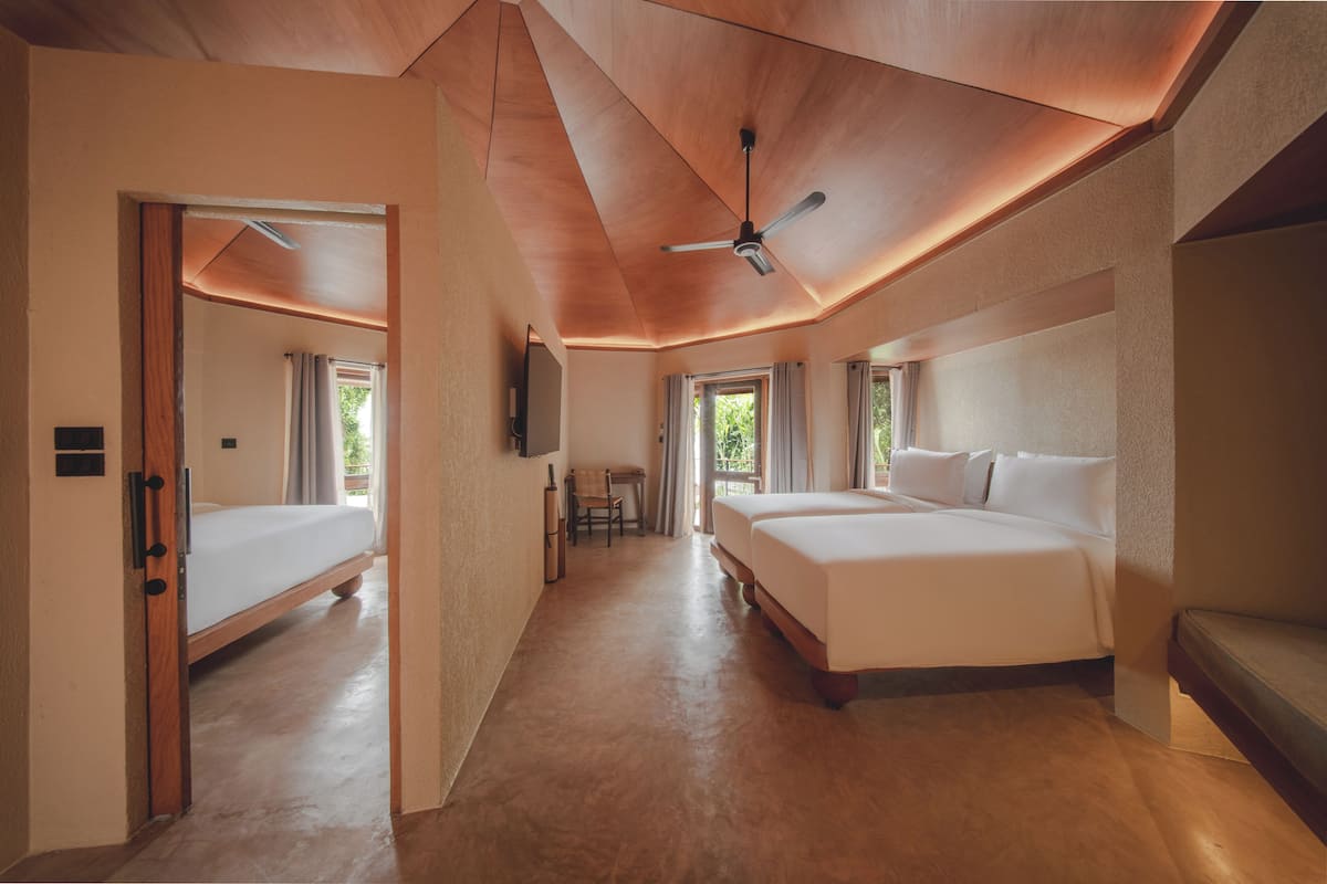 Family Villa, 2 Bedrooms, Ocean View | 1 bilik tidur, Wi-fi percuma, cadar katil