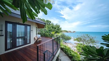 Familjevilla - 2 sovrum - utsikt mot stranden | Terrass/Patio