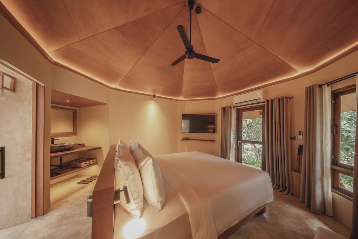 Deluxe Villa, 1 Katil Kelamin (Double), Beach View | 1 bilik tidur, Wi-fi percuma, cadar katil