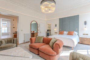 Luxury Double Room, 1 King Bed | In-room safe, desk, blackout drapes, iron/ironing board