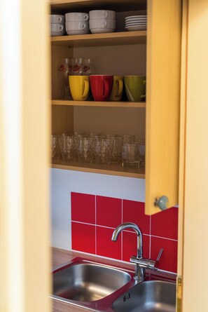 Apartamento clássico, varanda | Cozinha privada | Torradeira