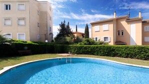 Pool - Apartment in S'Agaró for 6 with pool and parking (S'Agaró)