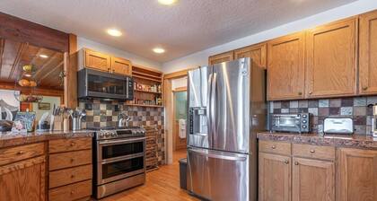 New Listing! Lake View, Knotty Pine Cabin with Charming Updates