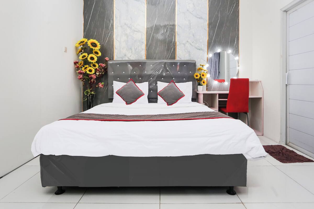 Kamar Double Deluks | Wi-Fi gratis dan seprai linen