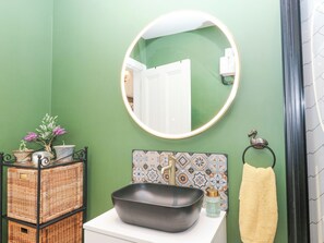 Shower, hair dryer