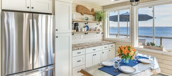 Dock, Sunrise View: Waterfront Home on Mt Hope Bay