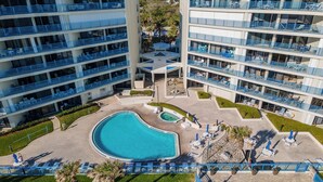 Pool - ☀️Ebb Tide 806-Oceanfront with Fabulous Views-Pool+Hot Tub☀️ (New Smyrna Beach)