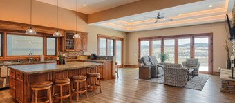 Incredible Panoramic View, Close to Spearfish, Very Open Floor Plan & Paved!