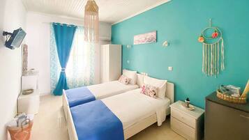 1 chambre, fer et planche Ă repasser, Wi-Fi, draps fournis