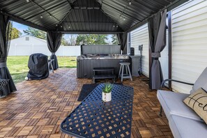 House, 3 Bedrooms | Terrace/patio - Serene Corner Cottage With Hot Tub 3 Bedroom Home (Imperial)