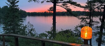 Iconic Double A Frame Island Cottage in the Muskokas