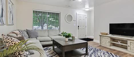 Fernseher, Kamin, Arbeitsbereiche