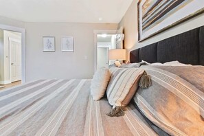 4 bedrooms, iron/ironing board, travel cot, WiFi