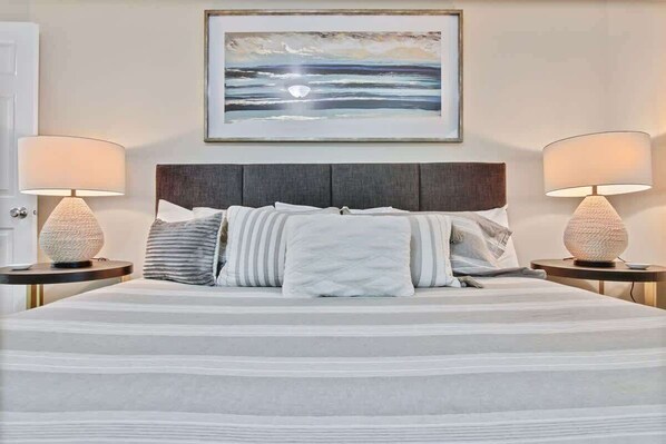 4 bedrooms, iron/ironing board, travel cot, WiFi