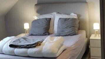 Economy Apartment, Garden Area | 2 bedrooms, blackout drapes, soundproofing, iron/ironing board
