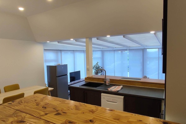 Family Apartment, 2 Bedrooms | 2 bedrooms, blackout drapes, soundproofing, iron/ironing board