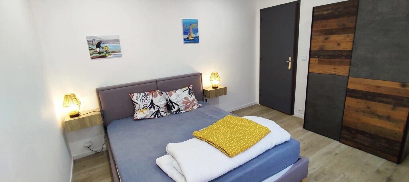 2 chambres, rideaux occultants, chambres insonorisées