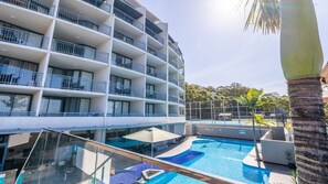 Pool - The Landmark 108, 61B Dowling St - air con, linen, pool, lift, views (Nelson Bay)