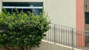 A Mais Hotel sign on a building facade with a small tree in front. - Mais Hotel (Araguaina)