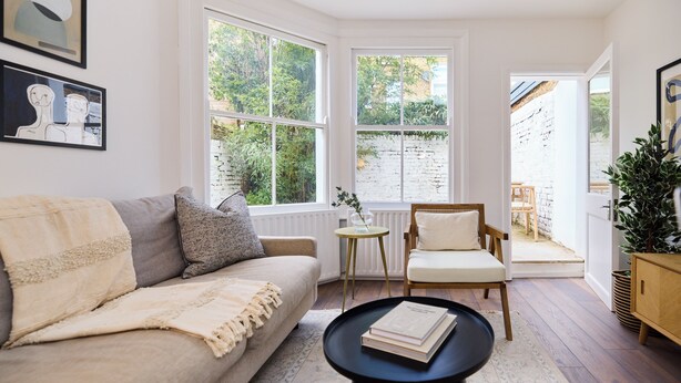Apartment (2 Bedrooms) | Living area | 27-inch TV with cable channels - The Maida Hill Hideout - 2bdr Flat With Courtyard (London)