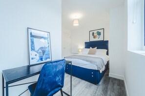 1 slaapkamer, een bureau, gratis wifi