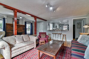 Familie cottage, 3 slaapkamers, huisdieren toegestaan | Woonkamer