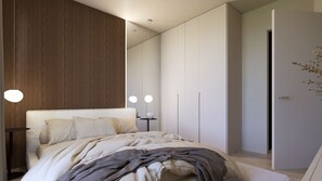 1 bedroom, iron/ironing board, WiFi, bed sheets - Olea Residences - A4 - One-Bedroom Retreat with Sunlit Balcony & Garden Views (Bašanija)