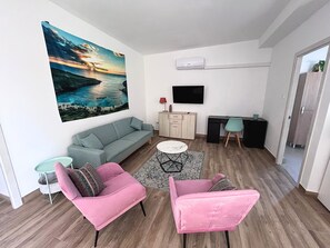 Apartment, 2 Bedrooms, Smoking, Balcony | Living room - Town House in Old Village Ador, Gandía With big Roof Terrace With Seaview (Ador)