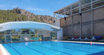 Town House in Old Village Ador, Gandía With big Roof Terrace With Seaview