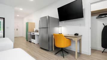 Standard Suite, 2 Queen Beds, Mobility Accessible, Kitchen | 1 bedroom, premium bedding, desk, laptop workspace