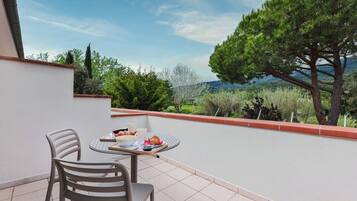 Premium-Dreibettzimmer, Nichtraucher, Haustiere gestattet | Terrasse/Patio