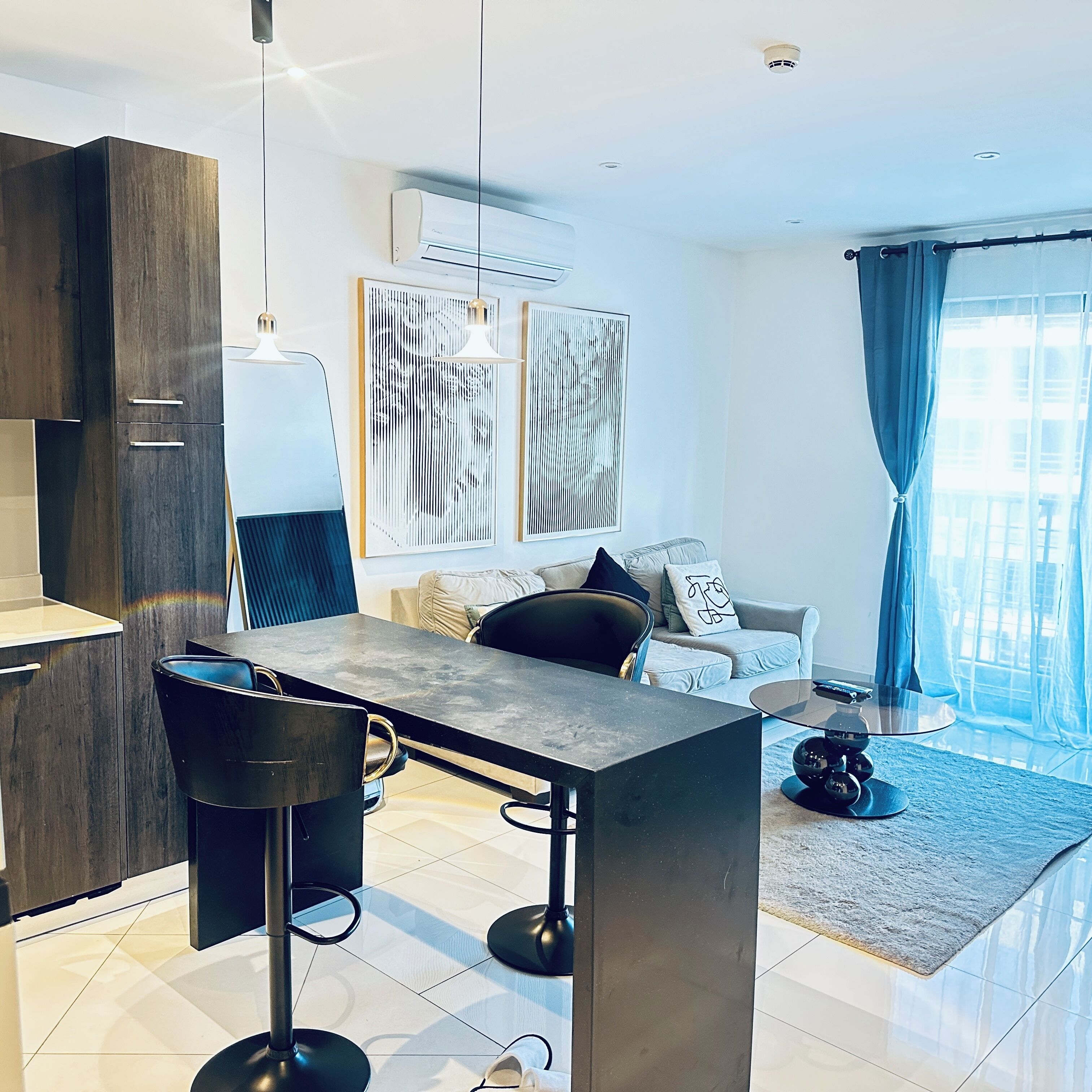 Apartemen, pemandangan kota | Area keluarga