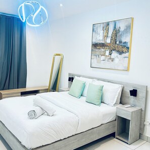 Standard Apartment, 2 Bedrooms, Balcony | Individually decorated, individually furnished, iron/ironing board - Tripview luxury Apartments at Loxwood  (Accra)