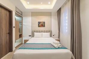 Kamar Double Superior, pemandangan kota | Brankas, meja kerja, ruang kerja ramah laptop, dan kedap suara