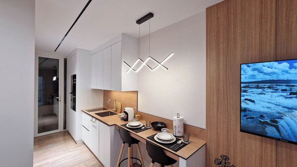 Private kitchen - Beachfront Luxury Studio (Durrës)