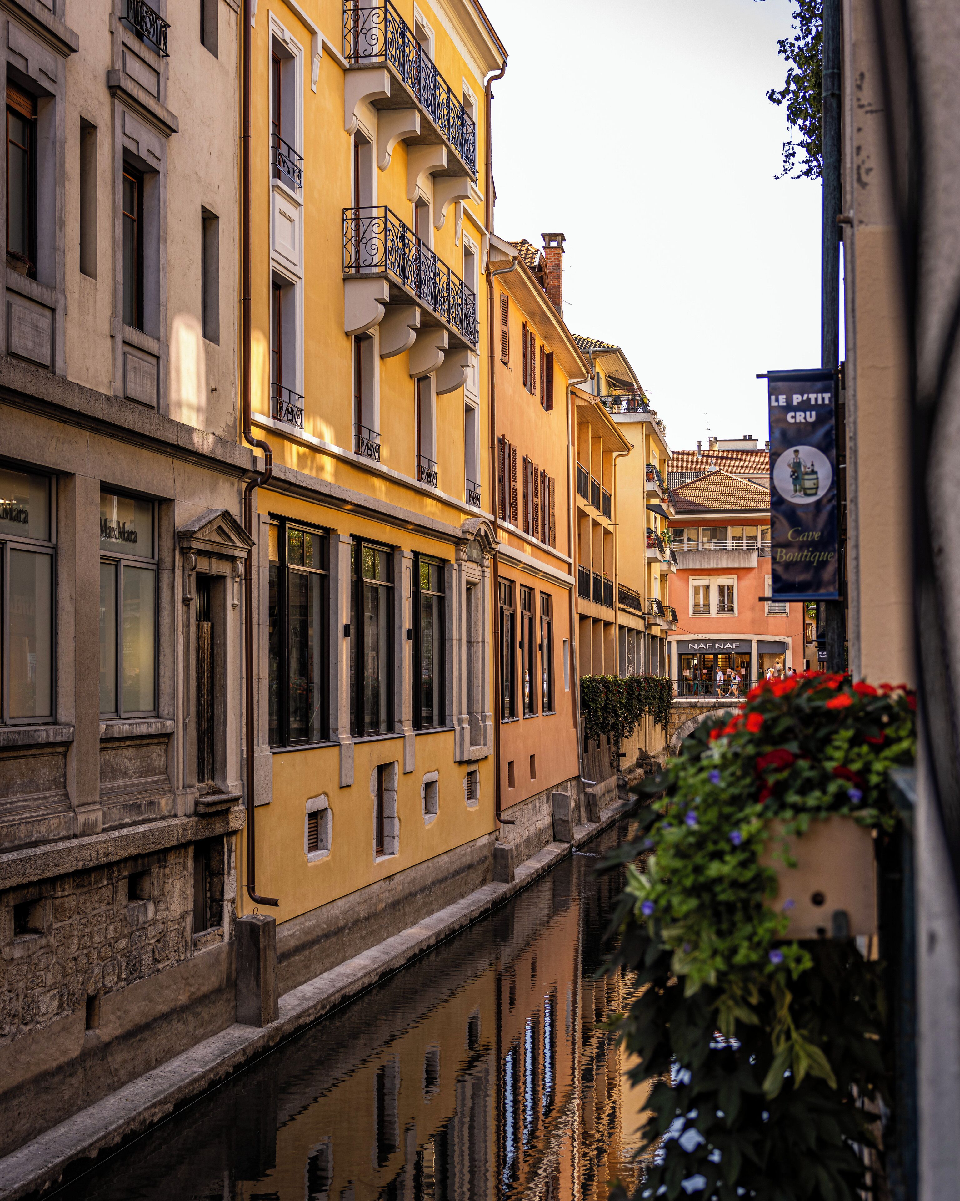 Byutsikt fra overnattingsstedet