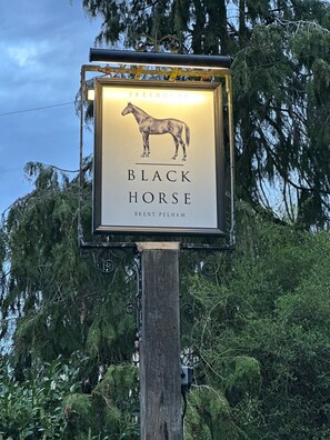 Façana frontal de l'allotjament