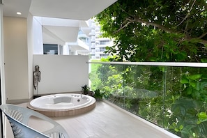 Apartment | Außen-Whirlpool