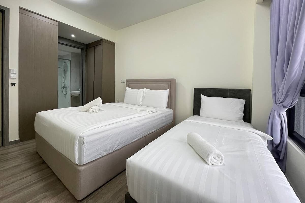 City-Apartment | 3 Schlafzimmer, laptopgeeigneter Arbeitsplatz, Bügeleisen/Bügelbrett