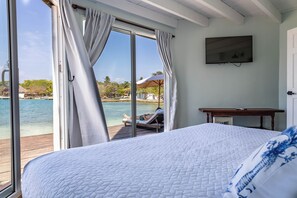 Panoramic-Doppelzimmer, Meerblick | Hochwertige Bettwaren, Daunenbettdecken, Pillowtop-Betten, Zimmersafe