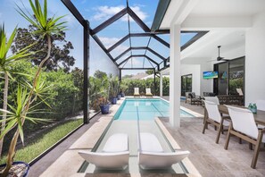 House, Multiple Beds (Modern Home with pool and steps to be) | Pool | A heated pool - Modern Home With Pool and Steps to Beach, Food and fun (Marco Island)