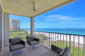 Condo, 1 King Bed (Beachfront condo with restaurant, poo) | Property grounds - Beachfront Condo With Restaurant, Pool, spa and gym (Marco Island)