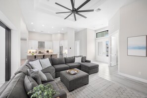 House, Multiple Beds (Marco Coastal Luxury | Pool, Spa and ) | Living area - Marco Coastal Luxury Pool, Spa and Outdoor Kitchen (Marco Island)